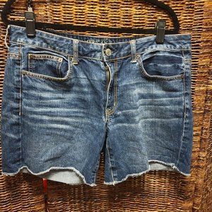 American Eagle Midi Denim Shorts